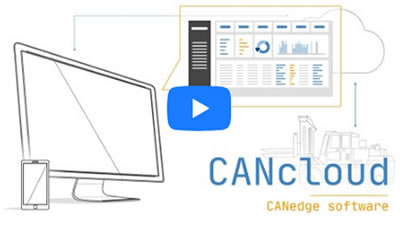 CANcloud - Open Source Telematics Platform-CANedge2 IoT CAN Logger